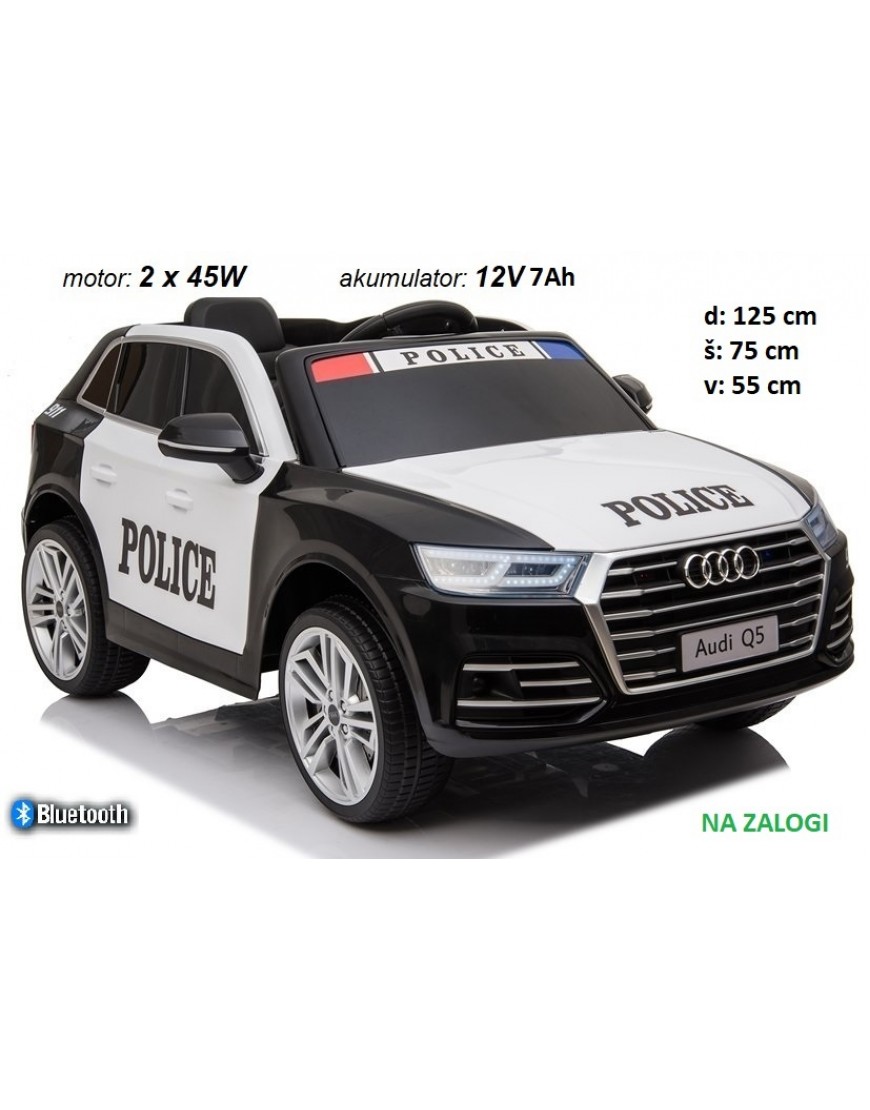 Policijski avto na akumulator Audi Q5