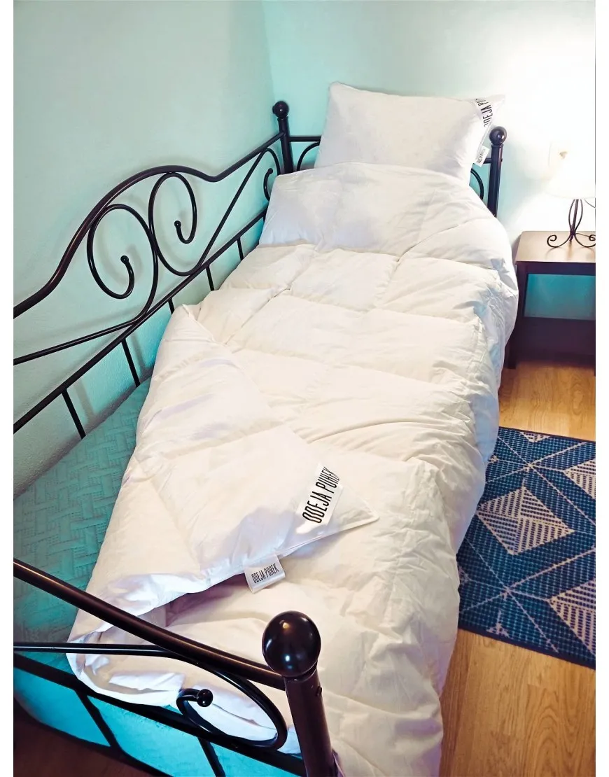 Odeja 140 x 220 gosje perje in puh (60/40)
